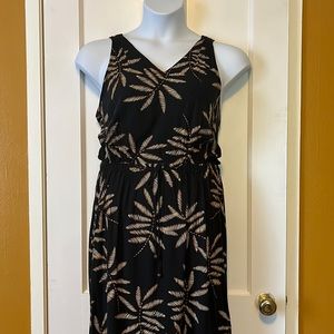 A New Day Maxi Dress - Leaf Print